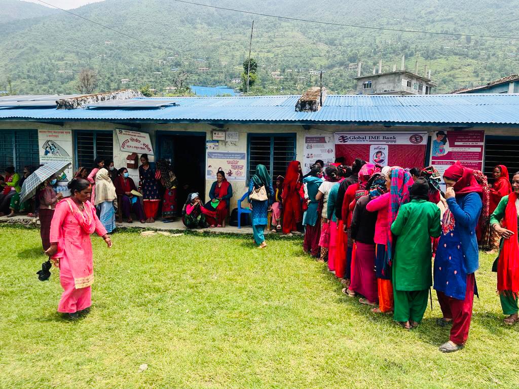 ग्लोबल आइएमई बैंकद्वारा निःशुल्क महिला स्वास्थ्य शिविर