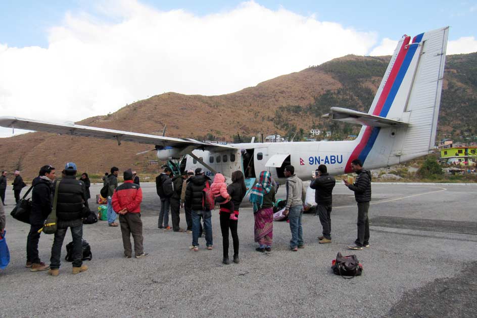 Snow disrupts air service in Humla