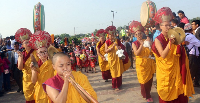 Buddha's message of peace in Portugal