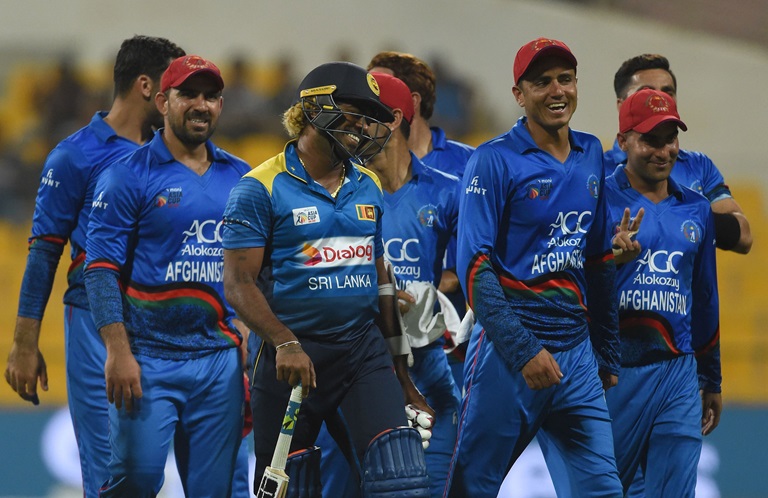 Afghanistan knock Sri Lanka out of Asia Cup after upset win