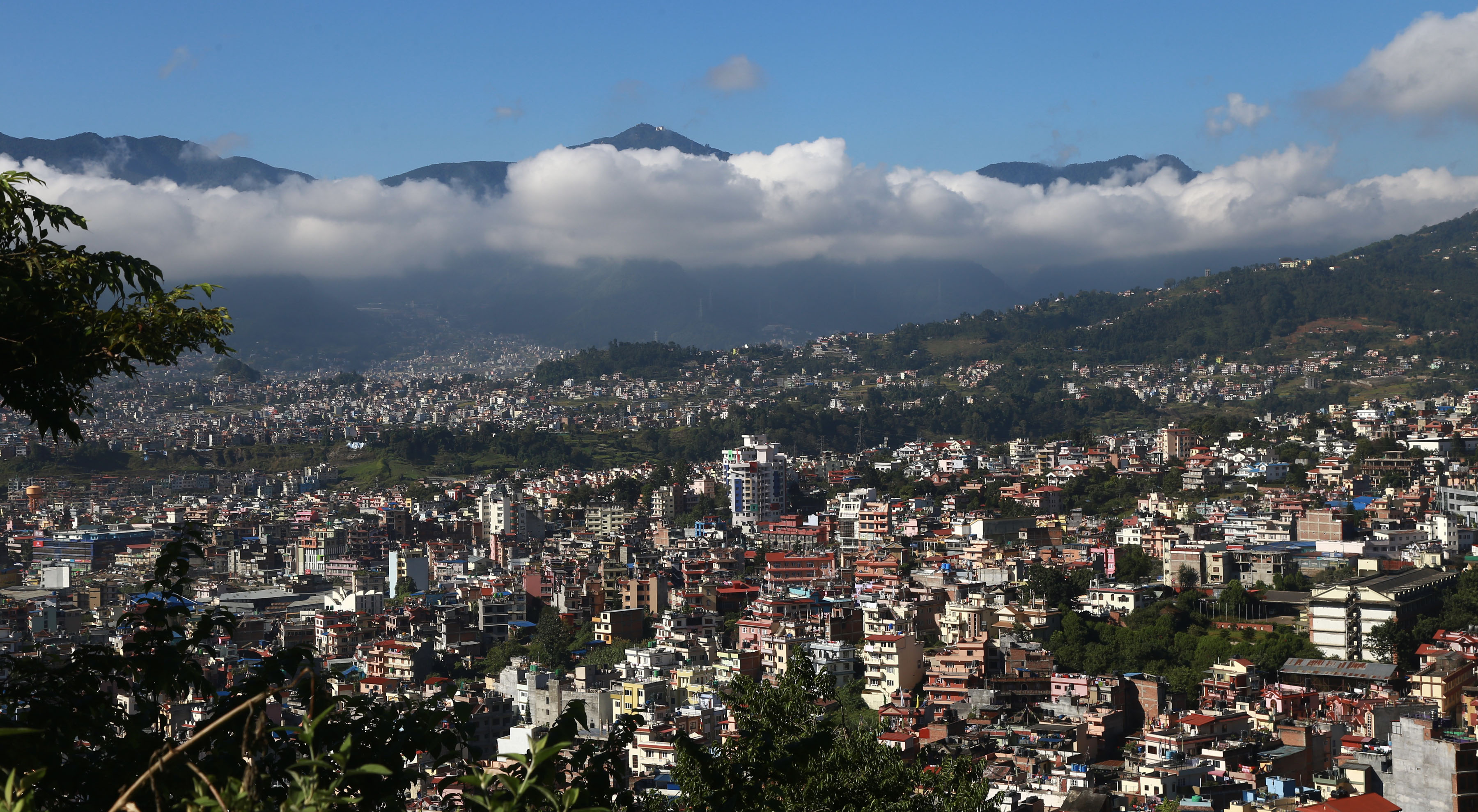 PHOTOS: Kathmandu Valley sees improvement in weather after days of incessant rainfall