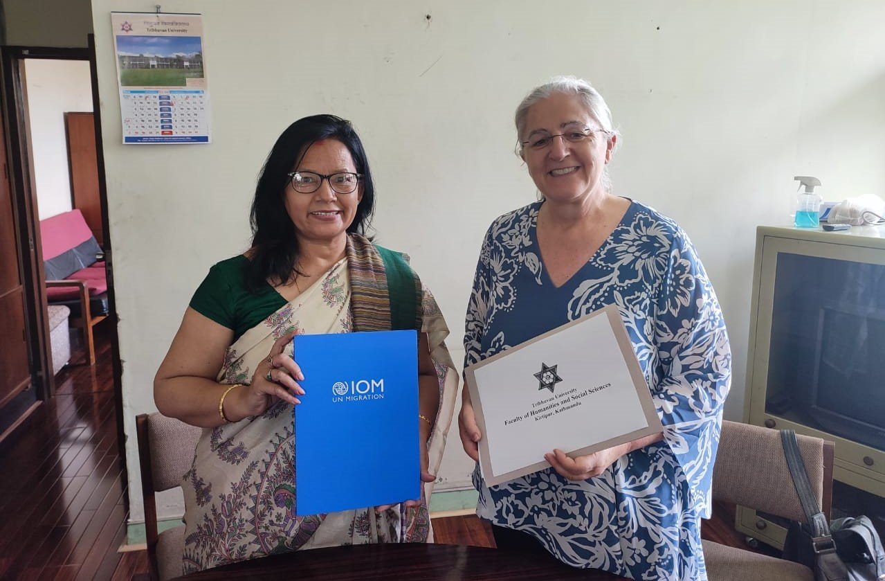 IOM and tribhuvan university partner to launch a school on migration studies in nepal