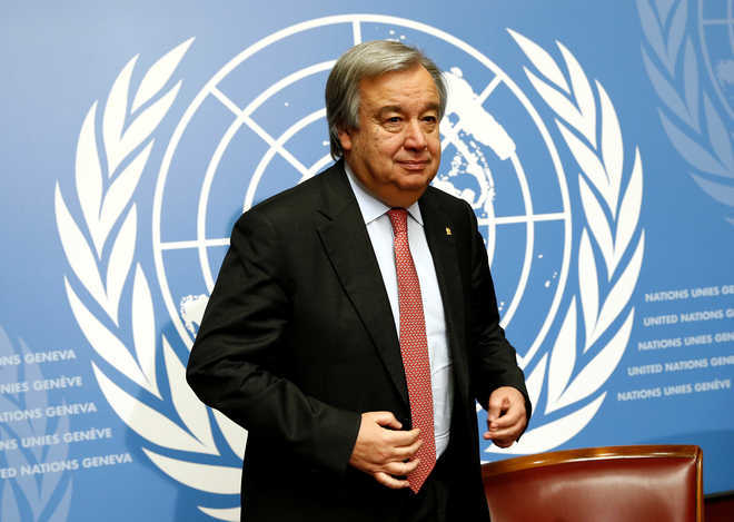 UN chief arrives in India for visit