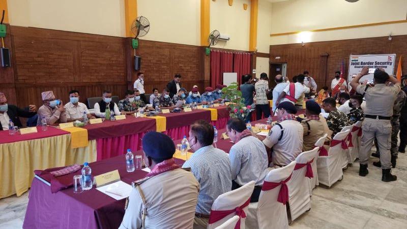 नेपाल–भारत सीमा सुरक्षा बैठक : नेपाल–भारत सीमा सिल गरिने