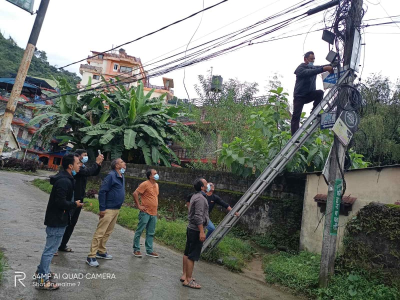 पोलभाडा नतिर्ने इन्टरनेट कम्पनीको प्राधिकरणले काट्यो तार