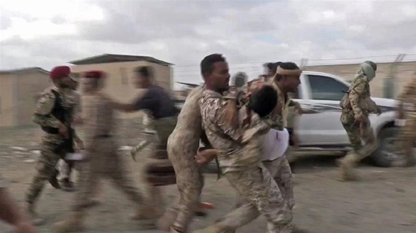 यमन सैन्य शिविरमा मानवरहित विमान आक्रमण