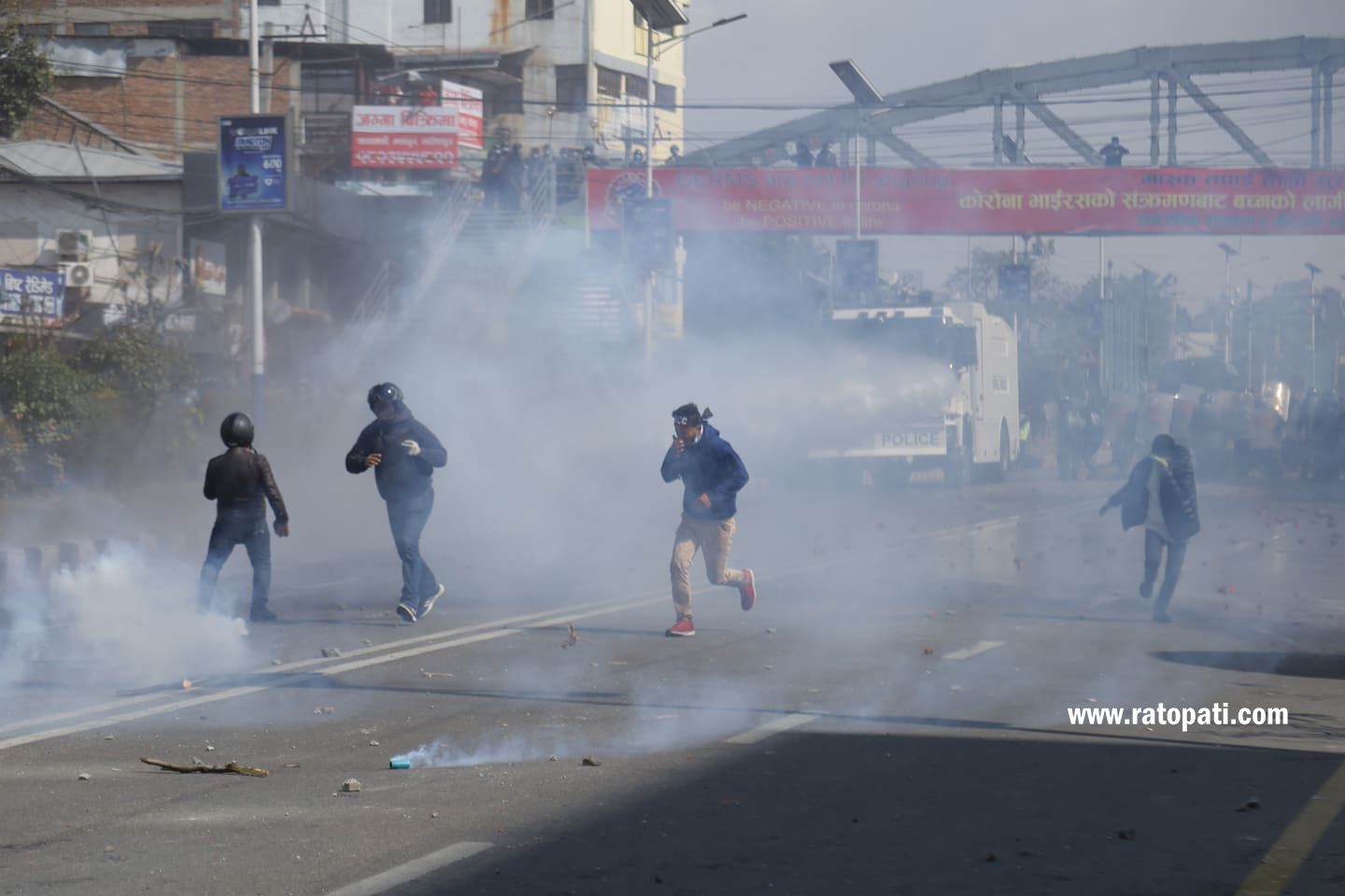Police fire rubber bullets as protesters rally against MCC at New Baneshwar