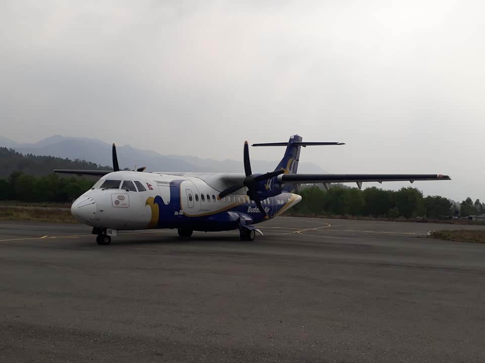 कर्णालीमा उड्योे ४७ सिट क्षमताको जहाज
