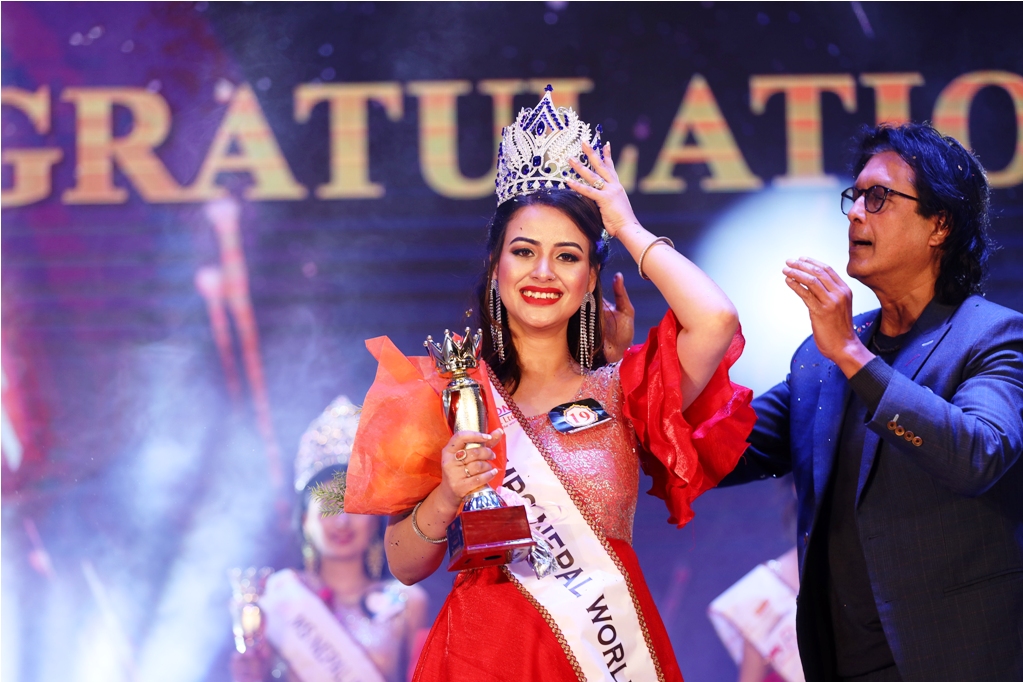 Diksha KC crowned Mrs Nepal World 2021