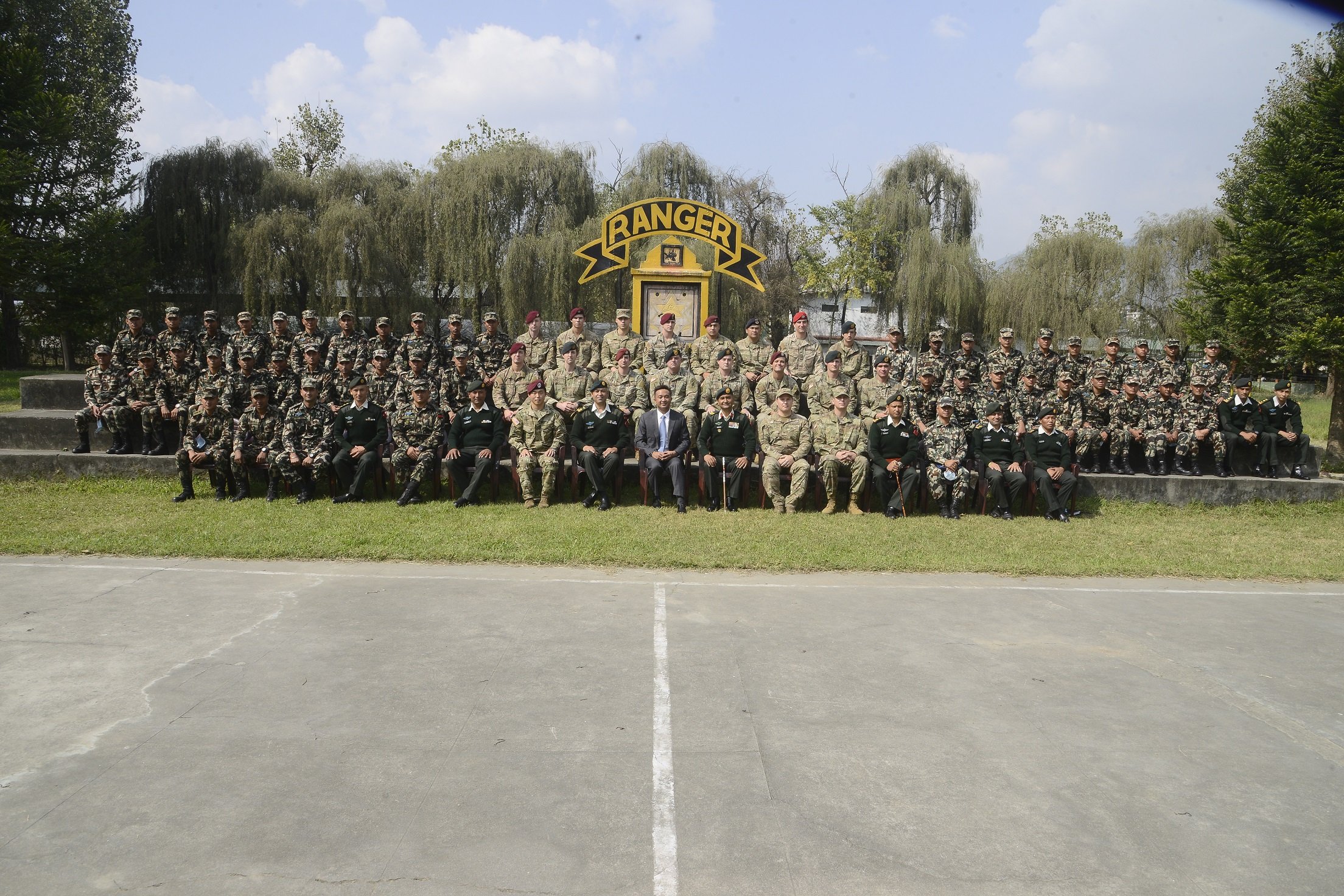 काठमाडौँमा नेपाली र अमेरिकी सेनाको संयुक्त अभ्यास हुँदै, अमेरिकी वायु सेनाको विमान आउँदै