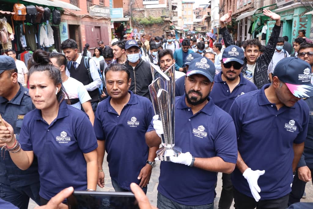 नेपालमा विश्वकपको ट्रफी सार्वजनिक (फोटोफिचर)