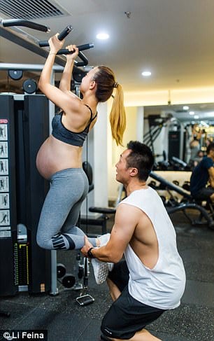 जिममा कडा व्यायाम गरेर सनसनी मच्चाउने ९ महिनाकी गर्भवती भन्छिन्, ‘म बिरामी भएकी होइन’