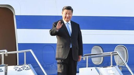 President Xi Jinping departed here Friday for home