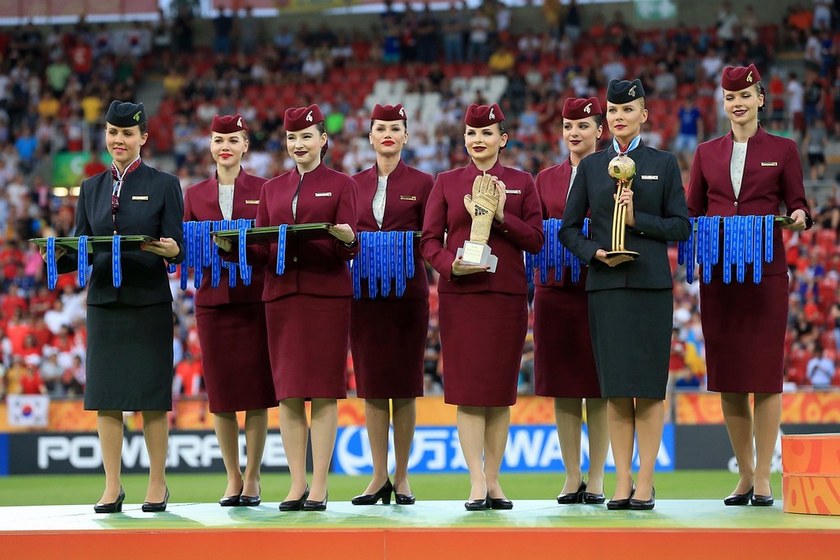 कतार एयरवेजद्वारा फिफा यू–२० विश्वकप २०१९ विजेता युक्रेन टोलीलाई बधाई ज्ञापन
