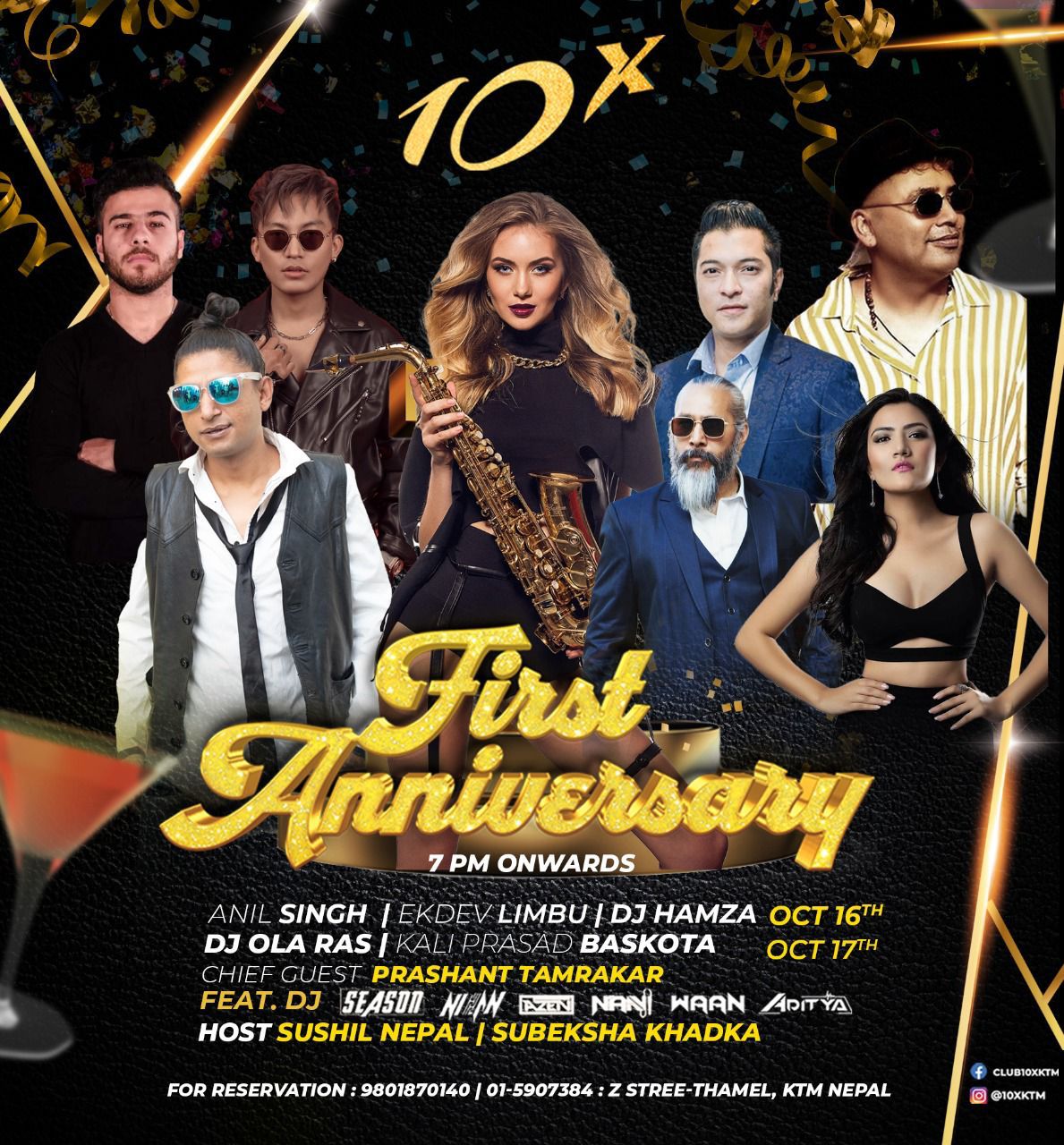 Club 10x celebrating its first anniversary, join them on Oct 16, 17