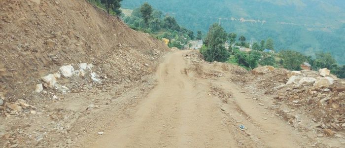 Silgadhi-Jhingrana road construction in full swing