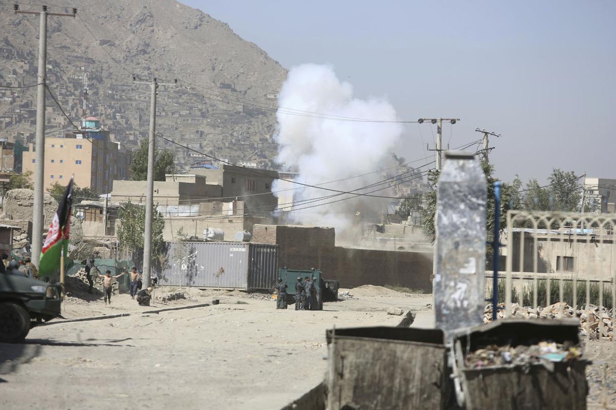 Taliban rockets hit near Kabul presidency; no injuries