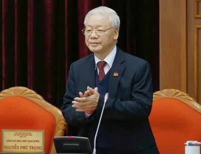 Nguyen Phu Trong re-elected as Vietnam's communist party chief