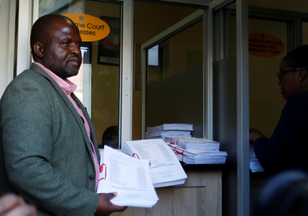 Zimbabwe ruling party challenges bid to overturn poll results