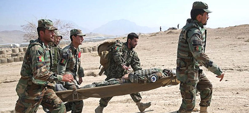 5 security forces, 10 militants killed in clashes in S. Afghan province
