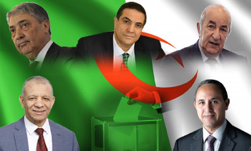 अल्जेरियाको राष्ट्रपतिमा ५ जना उम्मेदवार