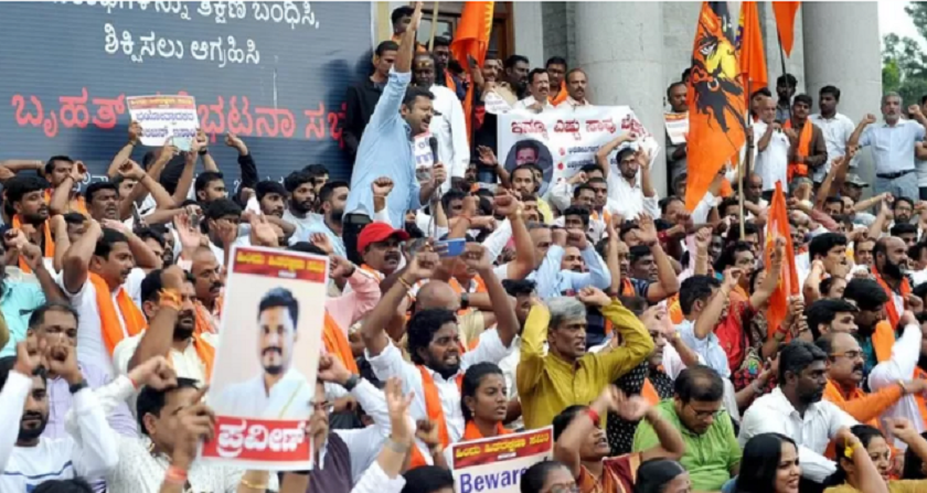 कर्नाटकमा आफ्नै सरकारविरुद्ध भाजपाका कार्यकर्ता आन्दोलित : ‘योगी मोडेल’ लागू गर्न माग