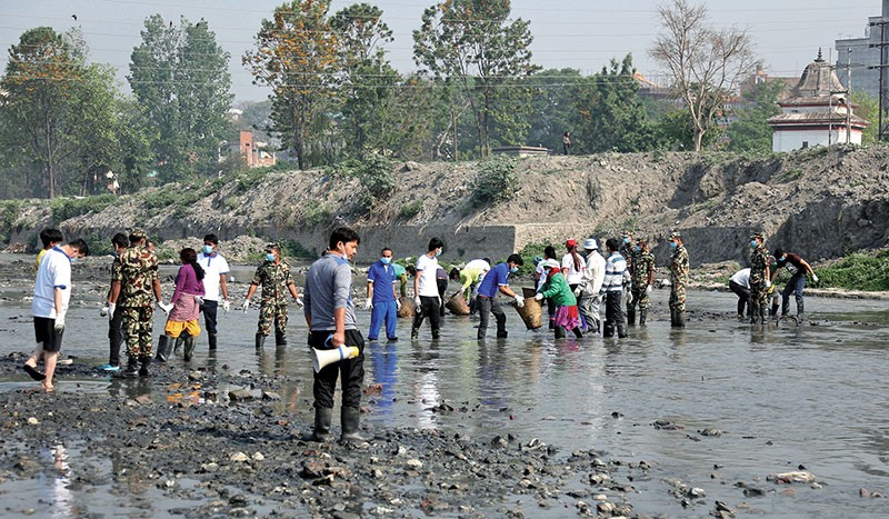 Bagmati cleaning campaign's 400th week to see public awareness activities in seven places