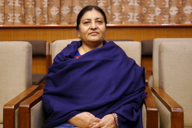 Prez Bhandari confers awards