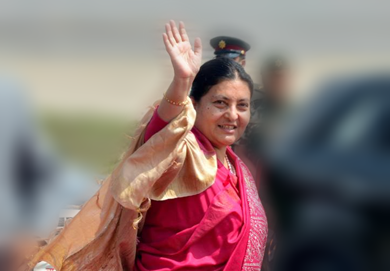 President Bhandari embarks on Qatar visit