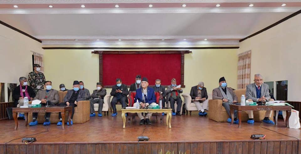 UML meeting today, likely to take action against leaders close to Nepal-Khanal faction