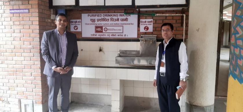 हिमालय बैंकद्वारा कान्ती बाल अस्पतालको पानी प्रशोधन मेसिनको मर्मत गरी हस्तान्तरण