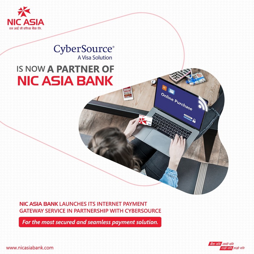 एनआइसी एशिया बैंकद्वारा कार्डमा आधारित अनलाइन भुक्तानी गेटवे सेवा सुरु