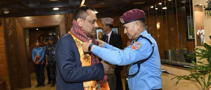 Police Chief Khanal leaves for Chile