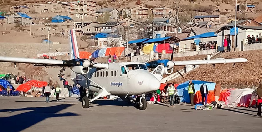 हुम्लामा आजदेखि पुनः उडान शुरु
