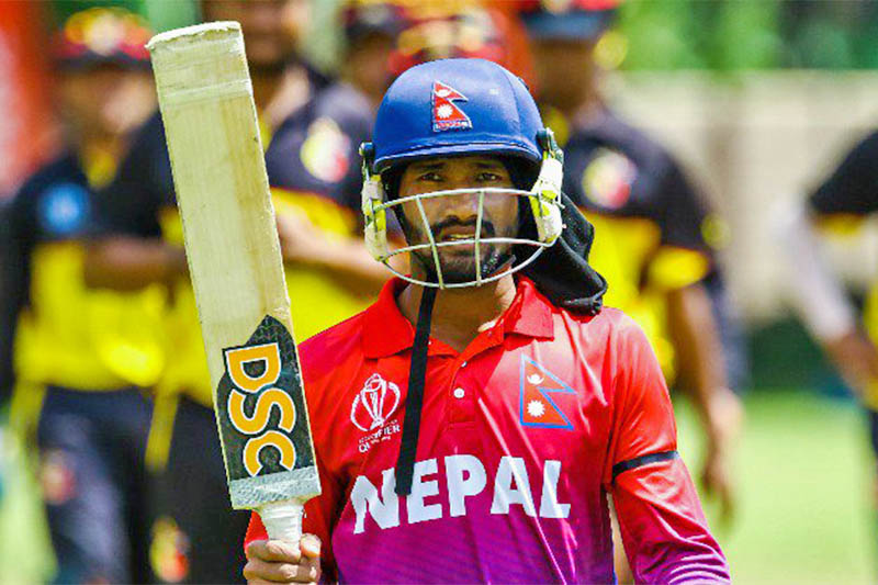 क्रिकेट : दीपेन्द्रको अर्धशतकमा नेपालद्वारा श्रीलङ्कालाई १ सय ७३ रनको लक्ष्य प्रस्तुत