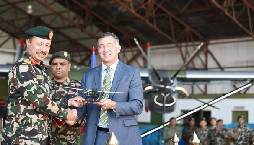 अमेरिकाले दियो नेपाली सेनालाई शक्तिशाली विमान