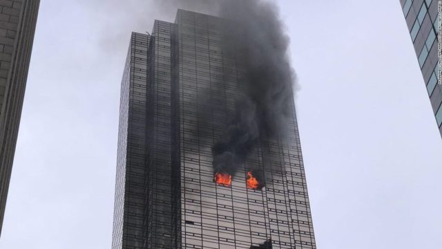 Trump Tower fire kills one, injures four