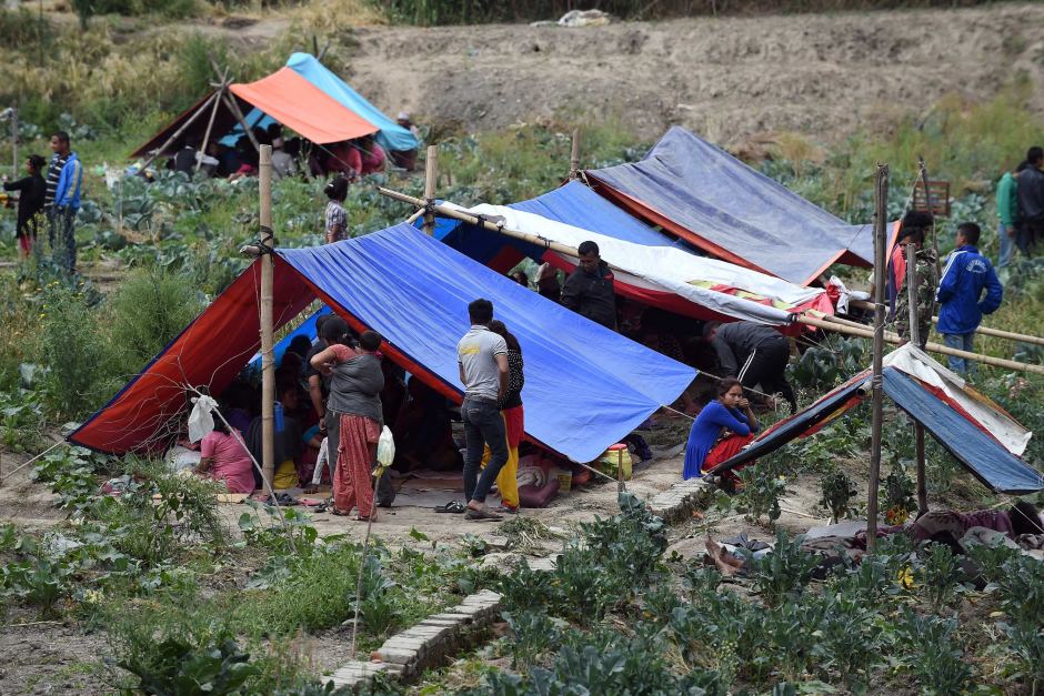 Flood victim families still living in tents