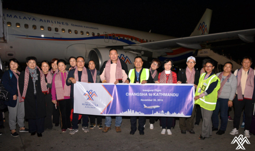 मध्य चीनमा सञ्जाल जोड्दै हिमालय एयरलाइन्स, काठमाडौंबाट सिधै चाङ्सा उडान