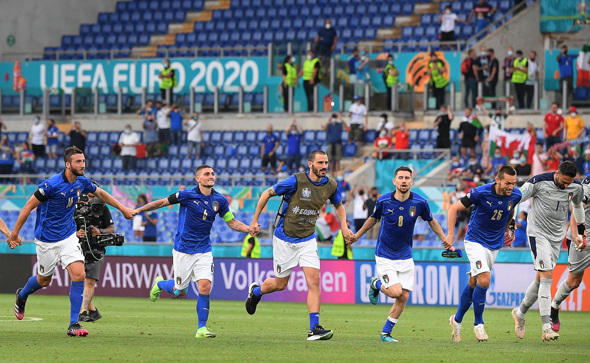 Italy beat Wales 1-0 in Rome, but both sides into last 16 of Euro 2020