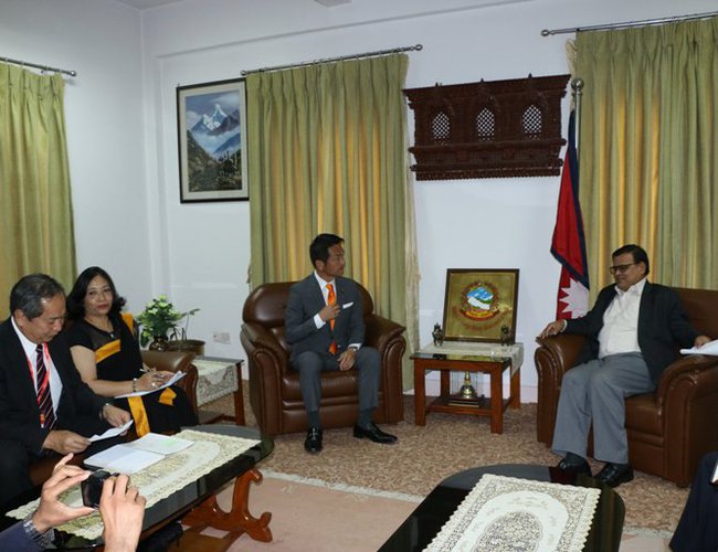 Japanese Ambassador Ogawa pays courtesy call on PM Deuba