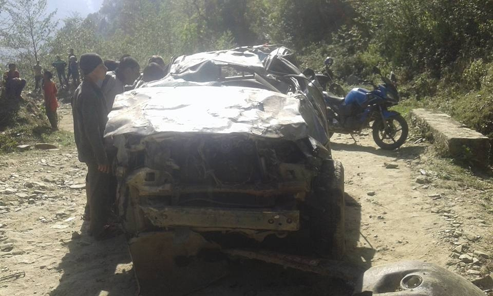 Four dead, 18 injured in Dolakha road mishap