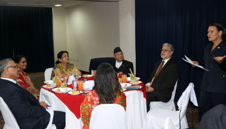 Banquet in honour of PM Oli in Costa Rica