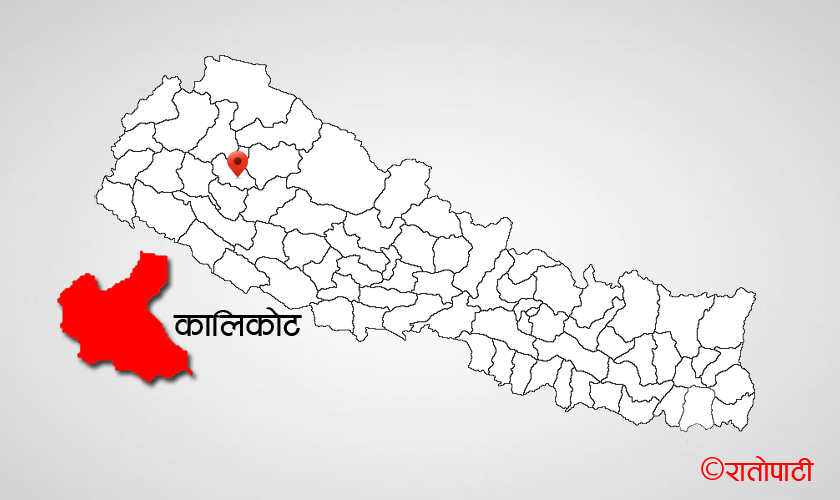 कालीकोटका तीनवटा गाउँ पहिरोको उच्च जोखिममा