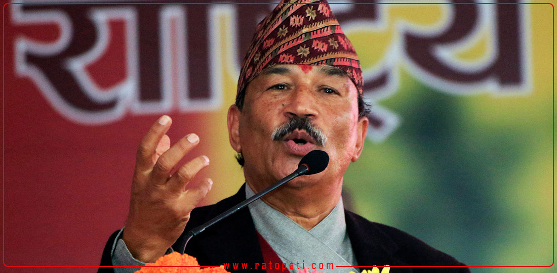 राप्रपा नेपाललाई बलियो राष्ट्रवादी शक्ति बनाउँछौं : अध्यक्ष थापा