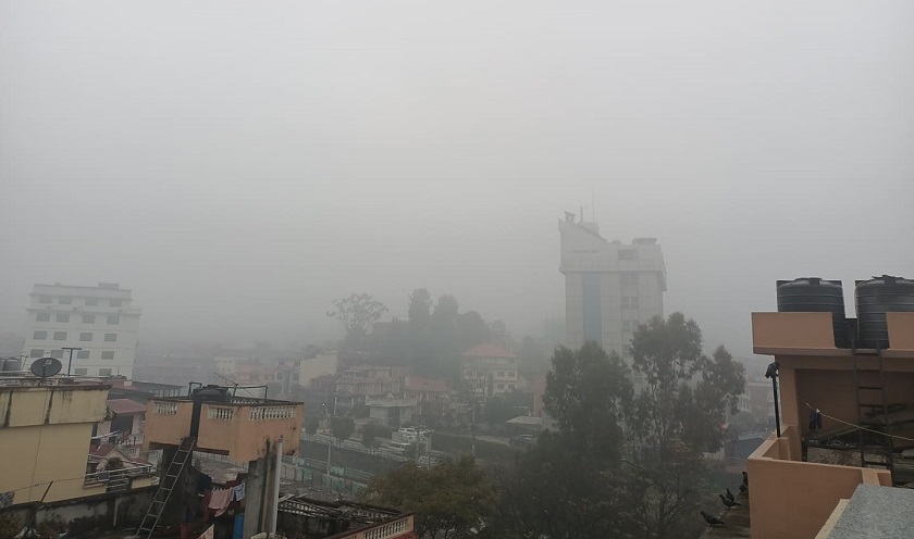 Visibility in Kathmandu drops to 100 meter, flights at TIA disrupted