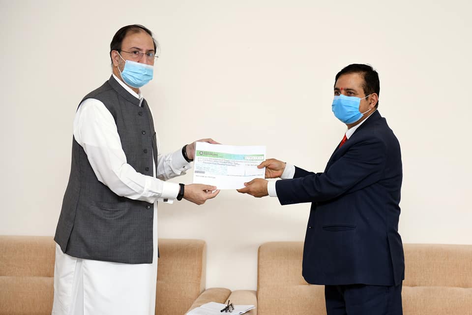 Nepal receives financial assistance of  Rs 43 million from Pakistan to combat COVID-19