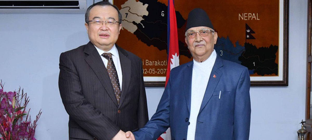 CPC leader Liu calls on UML Chair Oli