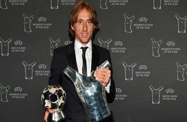 Modric wins FIFA men's player of the year