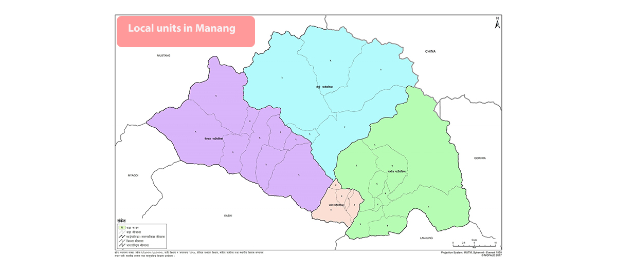 Vote count ends in Manang: NC, UML win equal number of local units